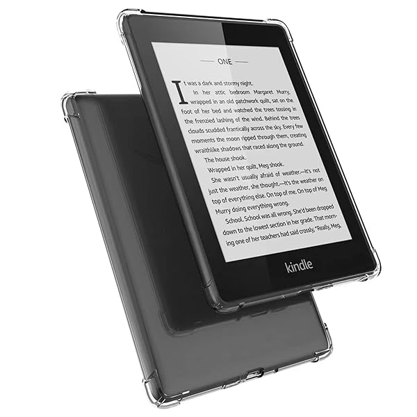 SFFINE "Clear TPU Case for 6" Kindle Paperwhite 10th Gen (2018) - Scratchproof Slim Gel Cover" - View 5 of 8