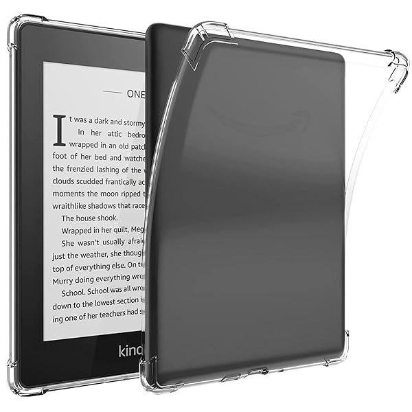 SFFINE "Clear TPU Case for 6" Kindle Paperwhite 10th Gen (2018) - Scratchproof Slim Gel Cover" - View 7 of 8