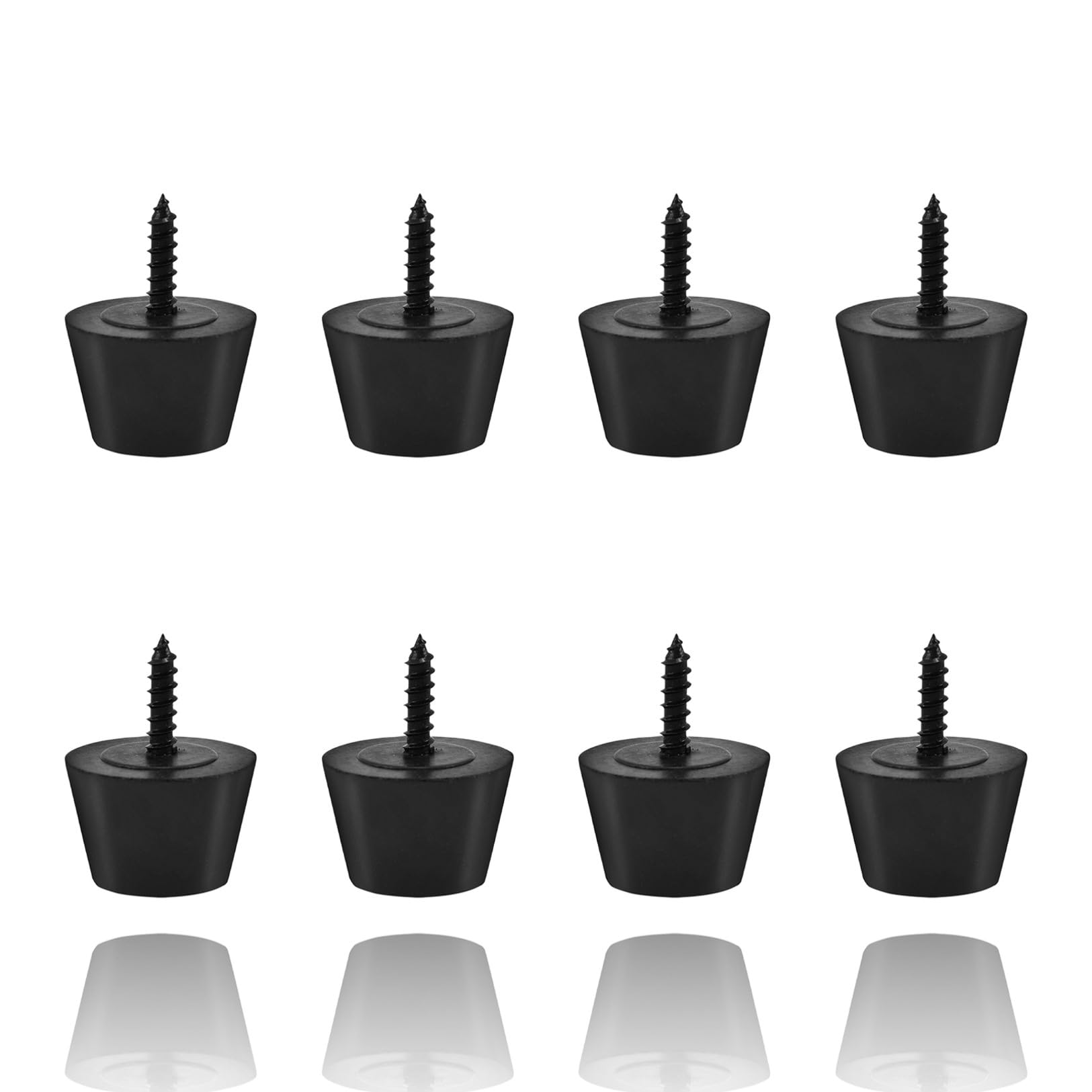 Speaker Base Plate, 8PCS Rubber Feet Amp feet Shockproof Pads Rubber Bumpers Speaker Feet Anti Vibration Base Pad Stand for Speaker Guitar Amplifier