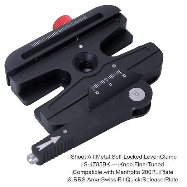 iShoot iShoot All-Metal Quick Self-Locked Clamp Adapter for Manfrotto & Arca-Swiss: Fine-Tune Your Camera Setup - View 5 of 10