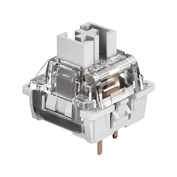 EPOMAKER EPOMAKER LEOBOG Graywood V3 Linear Switch Set - 100 Pre-lubed 40gf 3-Pin Switches for Custom Gaming Keyboards