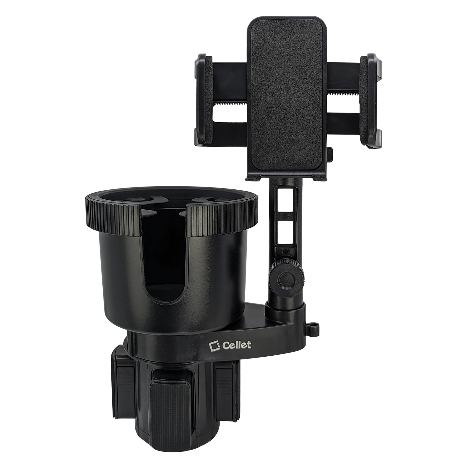 Cellet Car Cup Holder Phone Mount, Phone Holder Mount Cradle Universal Adjustable Compatible for All Smartphones Apple iPhone, Samsung Galaxy Note,