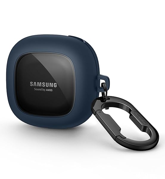 Buy SURITCH Shockproof Protective Case for Samsung Galaxy Buds FE/2 Pro/2/Pro/Live - Durable Cover with Carabiner, Blue