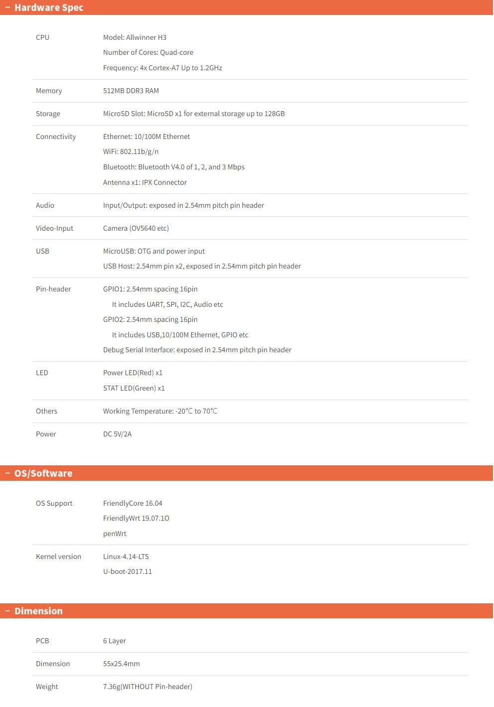 WayPonDEV NanoPi Duo2 Open Source Allwinner H3 Quad-core Single Board Computer with WiFi Bluetooth for IOT Development - View 2 of 9