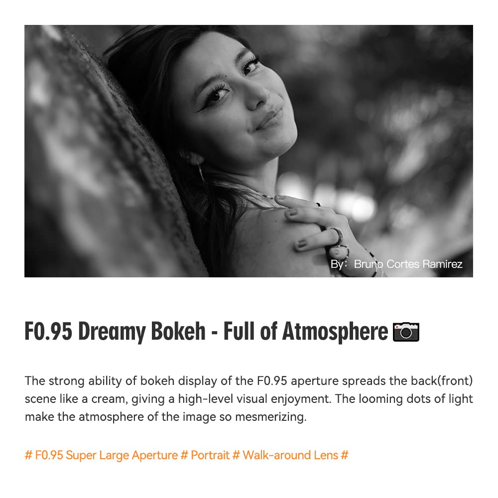 TTARTISAN TTArtisan 35mm F0.95 Wide Angle Manual Lens for Canon EOS R RF Mount Mirrorless Cameras - View 2 of 9