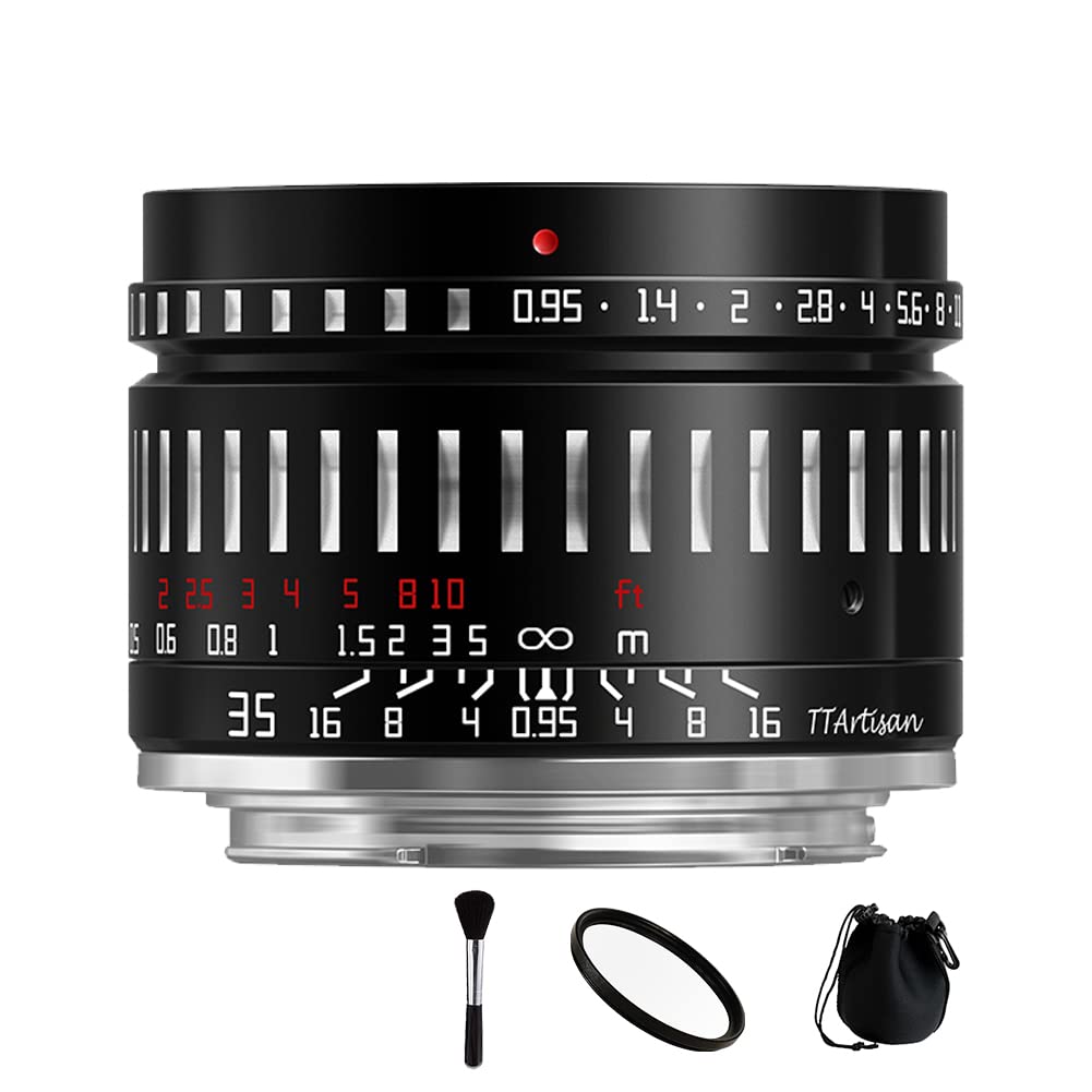 TTArtisan 35mm F0.95 Wide Angle Manual Lens for Canon EOS R RF Mount Mirrorless Cameras