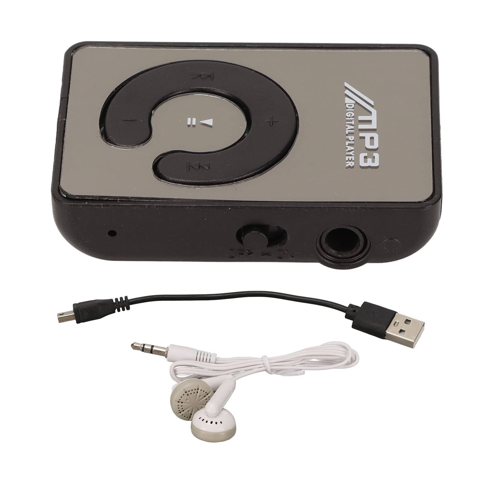 GOWENIC Portable MP3 Music Player with Headphone Clip Lightweight Mini Player for Sports Running Black - View 6 of 9