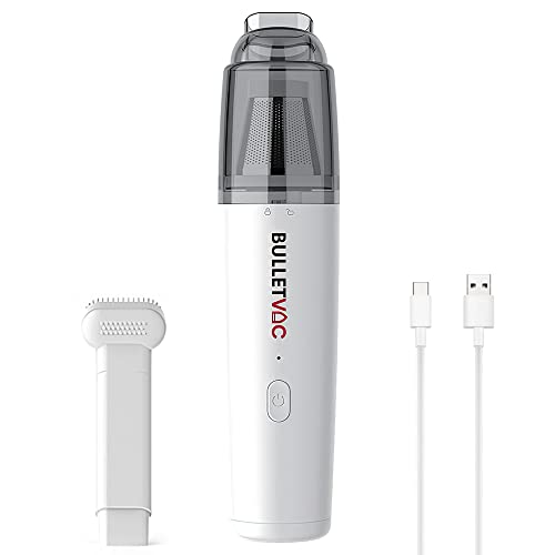 URBAN SOMBRERO BulletVac Portable Car Vacuum Handheld Cordless Cleaner with 8000PA Suction for Deep Cleaning Home Office Pets Hair Dust and More