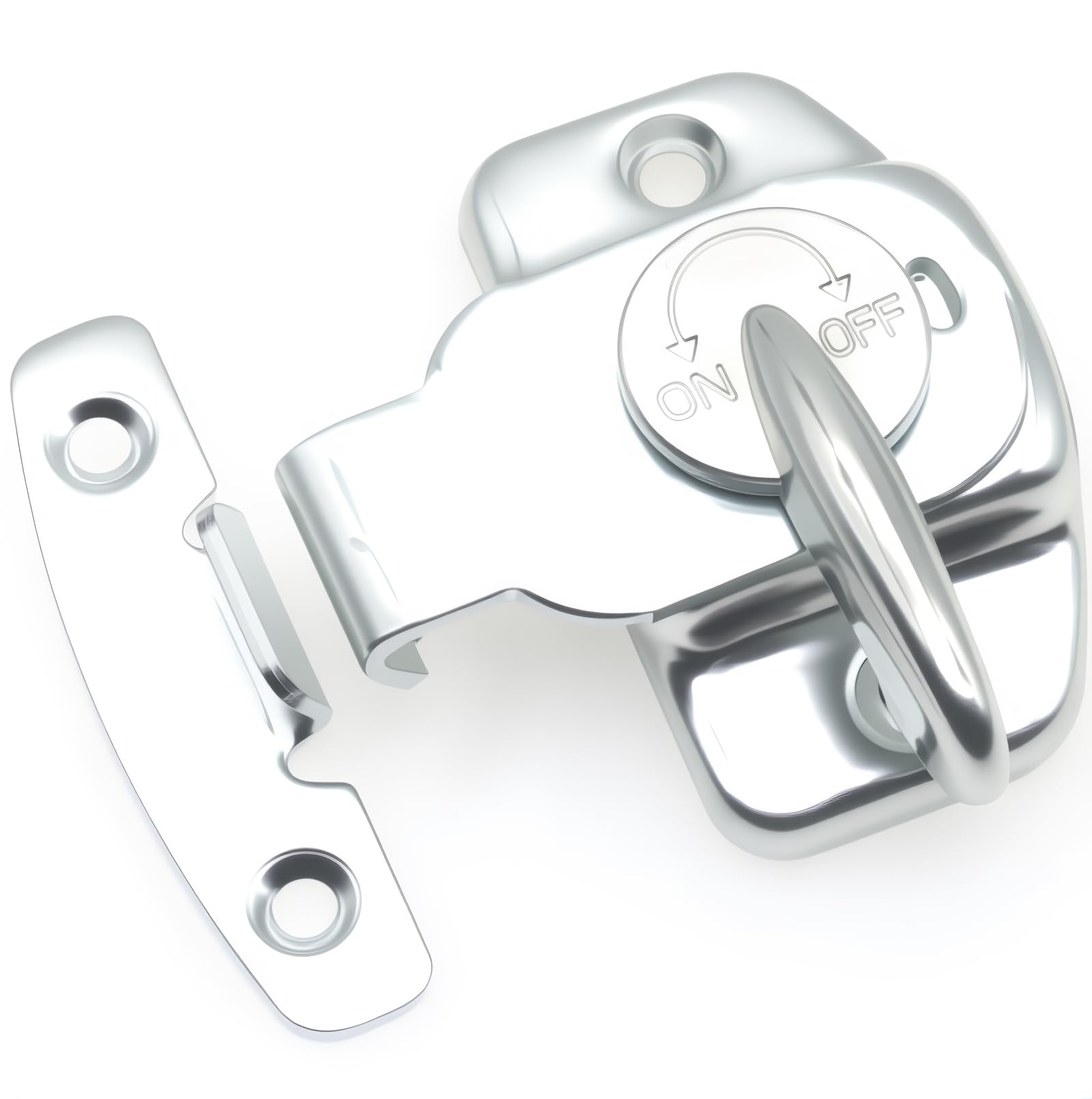 FDXGYH FDXGYH 2 Pack Dining Table Locks Heavy Duty Align-N-Lock Leaf Buckle Connector with Screws for Extension Tables and Workstations - View 2 of 5