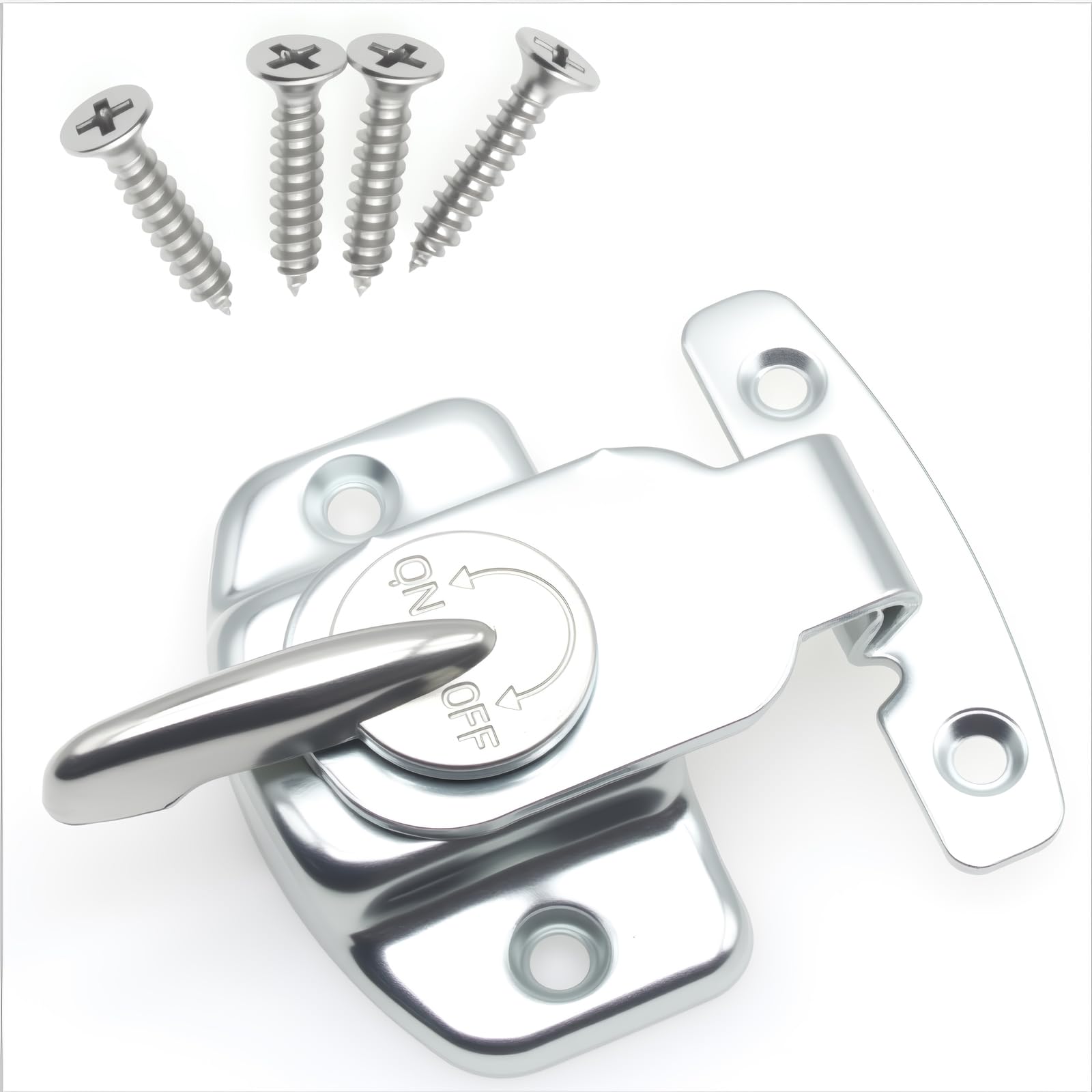 FDXGYH FDXGYH 2 Pack Dining Table Locks Heavy Duty Align-N-Lock Leaf Buckle Connector with Screws for Extension Tables and Workstations