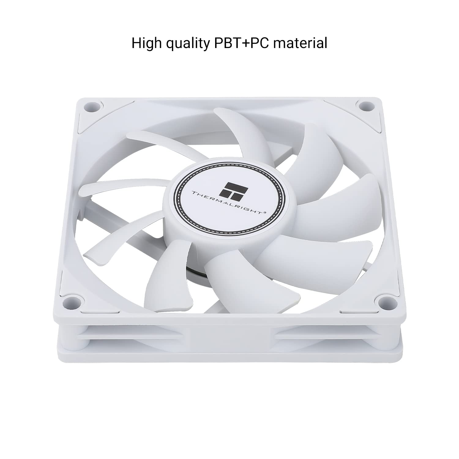 Thermalright Thermalright TL-8015W 80mm Slimline CPU Fan Quiet 4pin PWM 2200RPM for Efficient Computer Cooling White - View 5 of 7