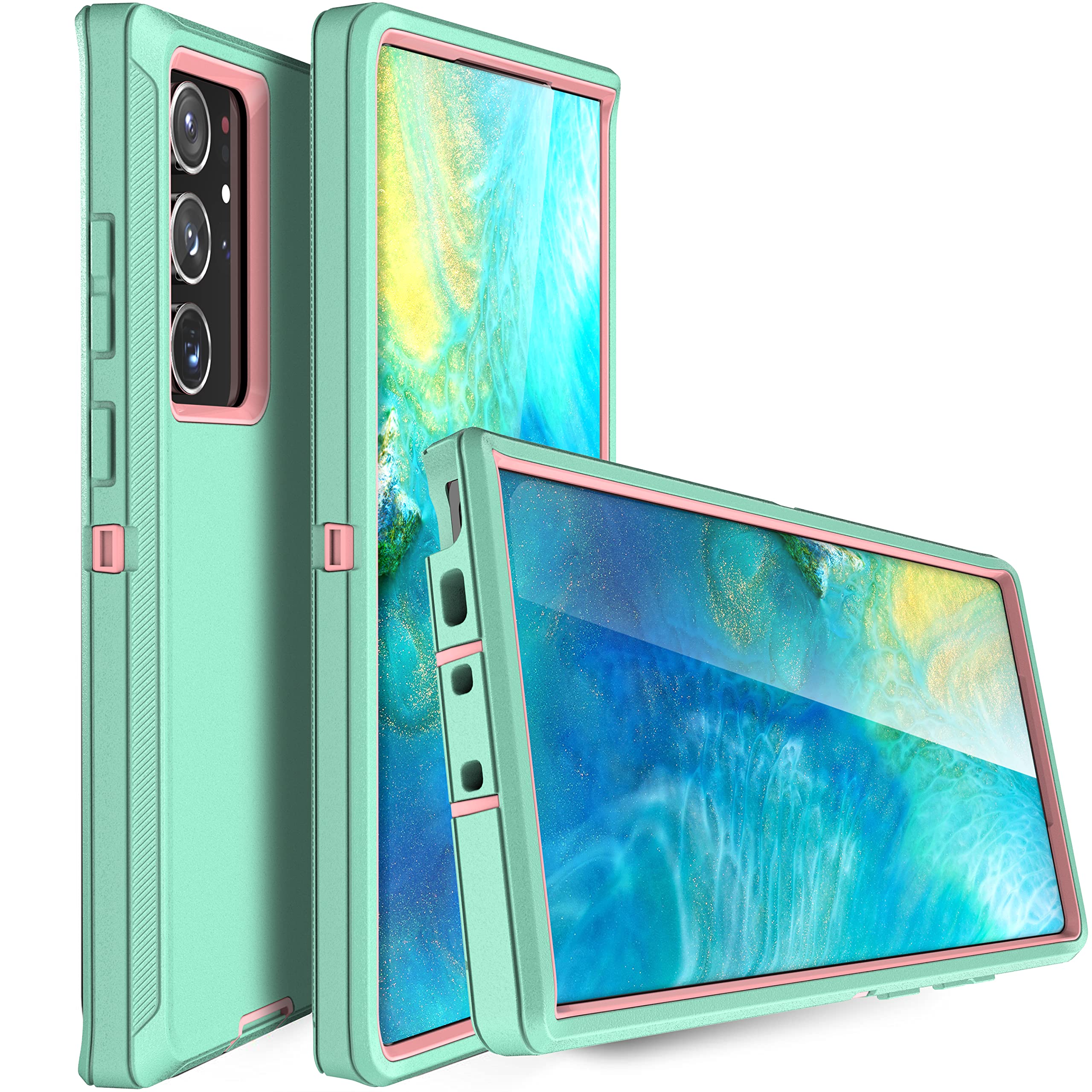 MXX MXX Samsung Galaxy S23 Ultra Case 3 Layer Heavy Duty Rugged Bumper Shock Dust Proof Cover for Galaxy S23 Ultra Phone 6.8 Inch - View 2 of 9