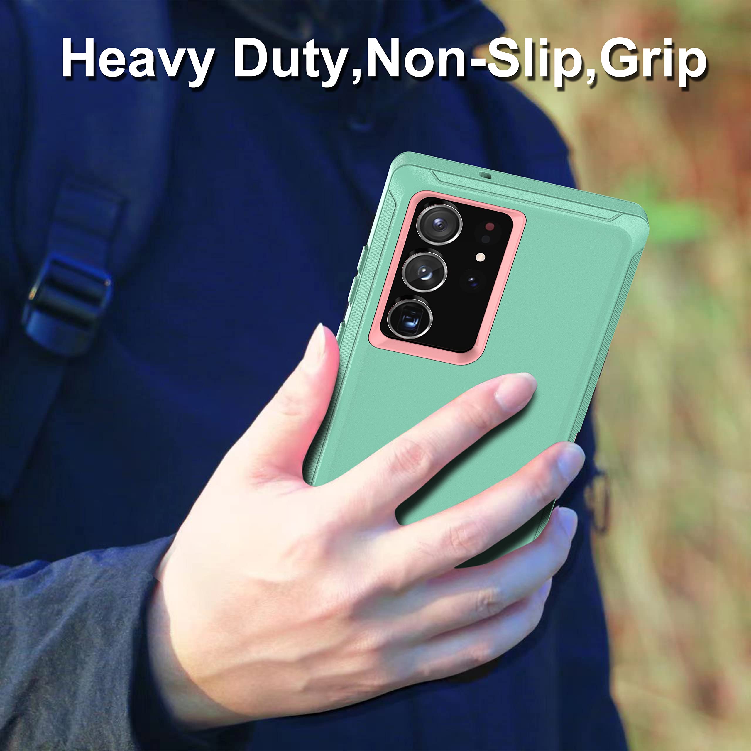 MXX MXX Samsung Galaxy S23 Ultra Case 3 Layer Heavy Duty Rugged Bumper Shock Dust Proof Cover for Galaxy S23 Ultra Phone 6.8 Inch - View 5 of 9