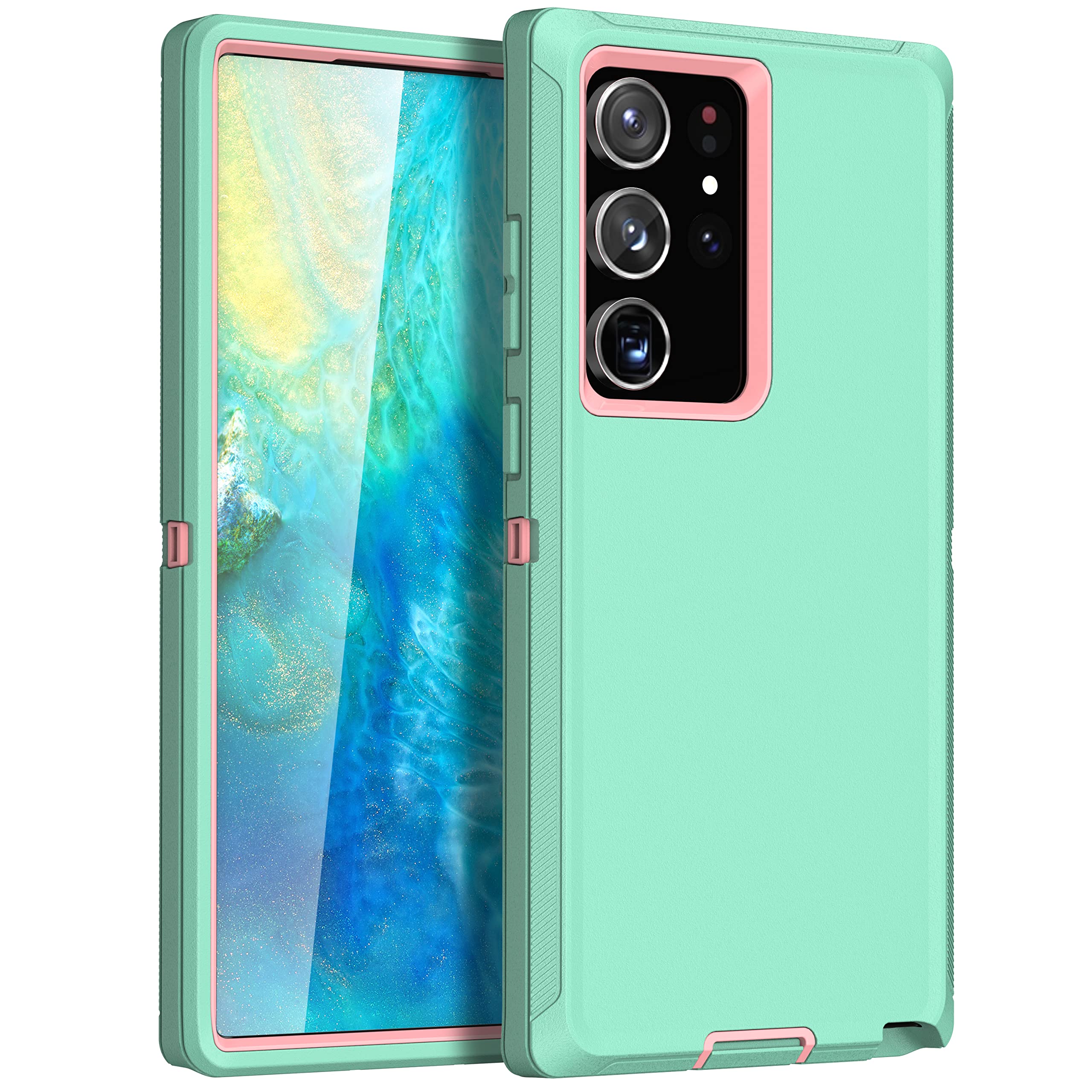 MXX MXX Samsung Galaxy S23 Ultra Case 3 Layer Heavy Duty Rugged Bumper Shock Dust Proof Cover for Galaxy S23 Ultra Phone 6.8 Inch