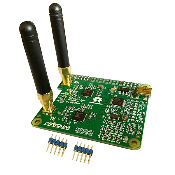 GOOZEEZOO GOOZEEZOO MMDVM Duplex Hotspot Module Dual Hat V1.5.2 for Raspberry Pi USB Port P25 DMR YSF NXDN Dual Slot 1 and 2 - View 2 of 8