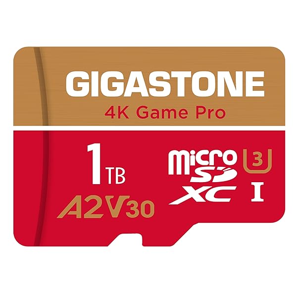 Gigastone GIGASTONE 1TB Micro SD Card with 5 Years Free Data Recovery for Nintendo Switch GoPro Action Camera UHD Video R/W up to 150130 MBs UHSI U3 A2 V30 C10 - View 3 of 8