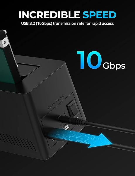 SABRENT SABRENT USB C Docking Station for M.2 PCIe/NVMe & SATA SSD/HDD with Offline Cloning - DS-UNHC Review & Features - View 7 of 7