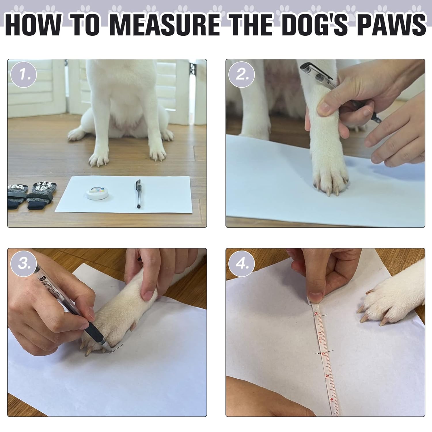 EXPAWLORER EXPAWLORER Anti Slip Dog Socks and Boots for Paw Protection on Hardwood Floors and Hot Cold Pavement for Small Medium Large Dogs - View 5 of 7