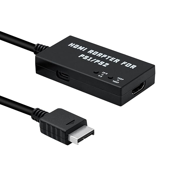 Mcbazel McBazel HDMI Adapter for PS1/PS2 - 4:3/16:9 Aspect Ratio & 480p/720p Support