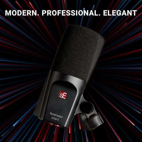 SE ELECTRONICS SE Electronics DCM6 Dynacaster Microphone Review: Best Broadcast Mic for Quality Sound - View 4 of 9