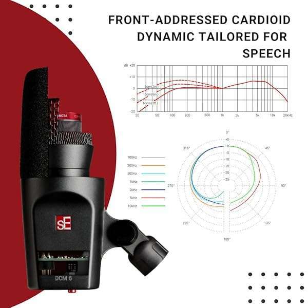 SE ELECTRONICS SE Electronics DCM6 Dynacaster Microphone Review: Best Broadcast Mic for Quality Sound - View 6 of 9