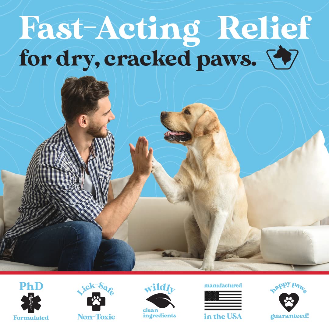 Wild Acre Wild Acre Maximum Strength Paw Balm for Dogs All Weather Protector for Snow Sand Pavement Lawn Chemicals Soothing Easy Stick Application 2.65oz - View 3 of 6