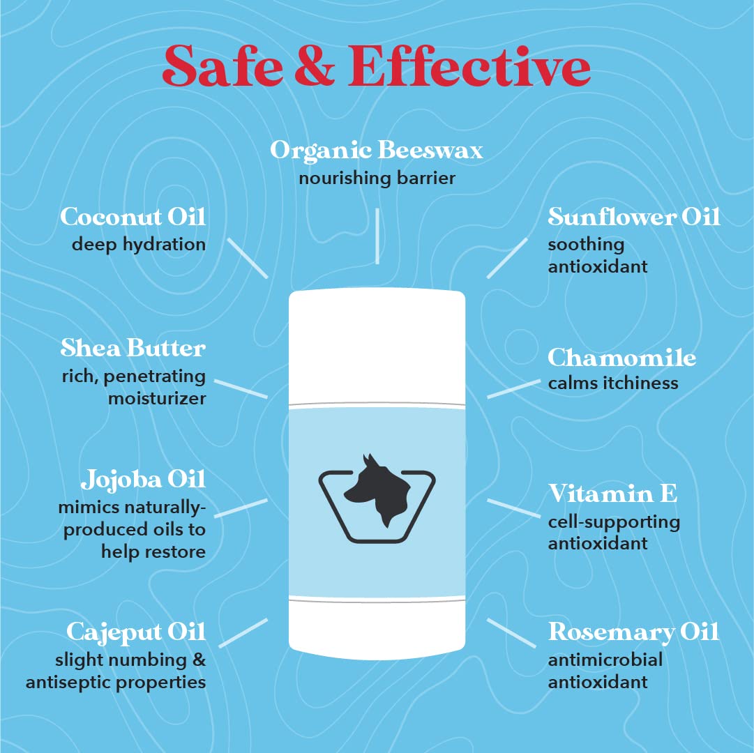 Wild Acre Wild Acre Maximum Strength Paw Balm for Dogs All Weather Protector for Snow Sand Pavement Lawn Chemicals Soothing Easy Stick Application 2.65oz - View 4 of 6