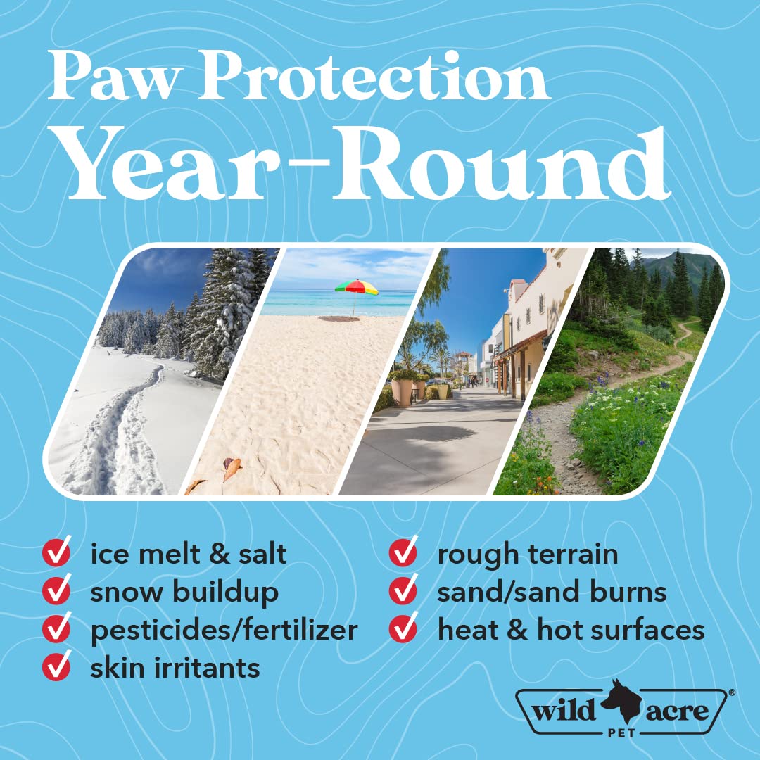 Wild Acre Wild Acre Maximum Strength Paw Balm for Dogs All Weather Protector for Snow Sand Pavement Lawn Chemicals Soothing Easy Stick Application 2.65oz - View 5 of 6