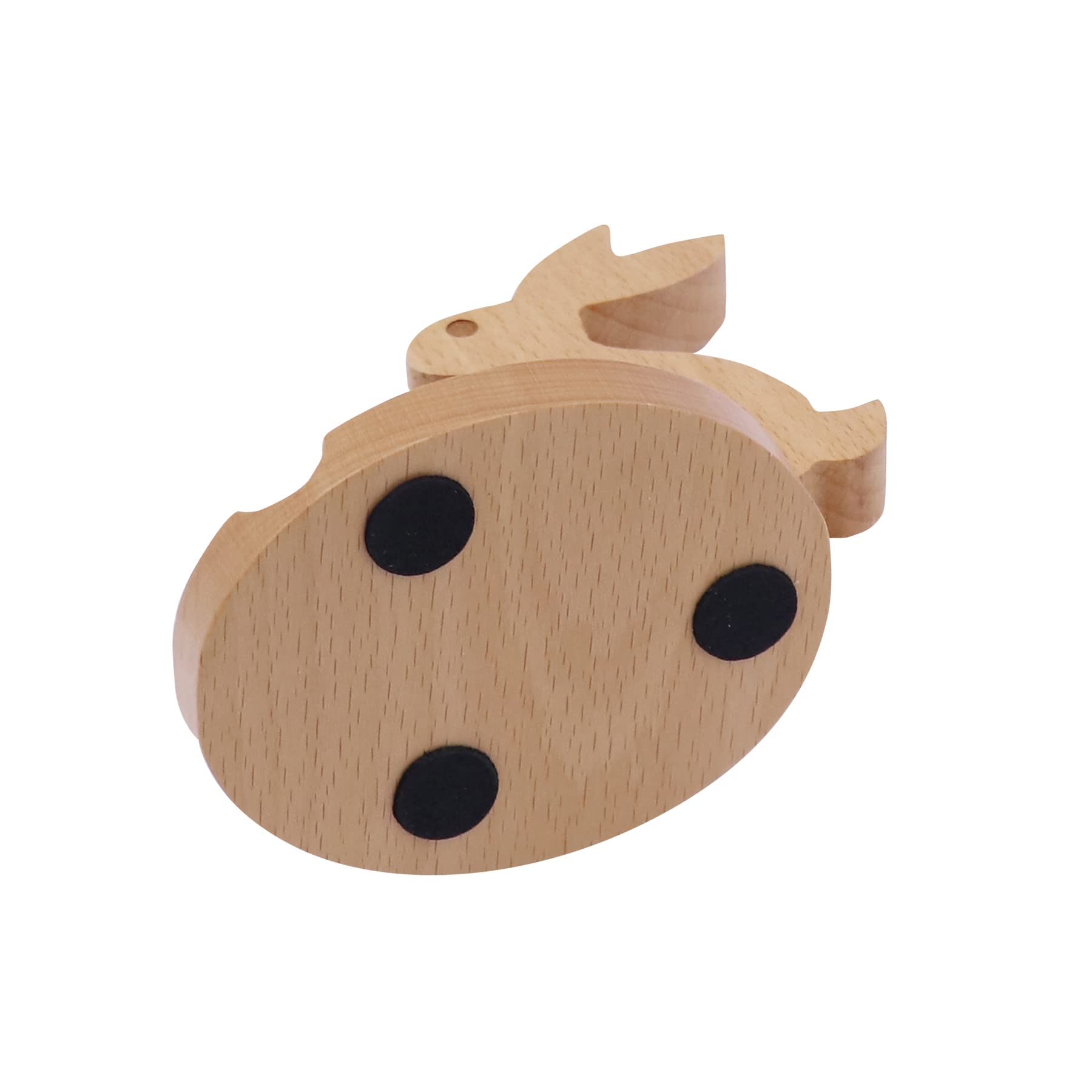 Amamcy Cute Bunny Cellphone Stand Holder Wooden Smartphone Desk Holder for All Mobile Phones Animal Phone Stand Desk Ornament - View 7 of 8