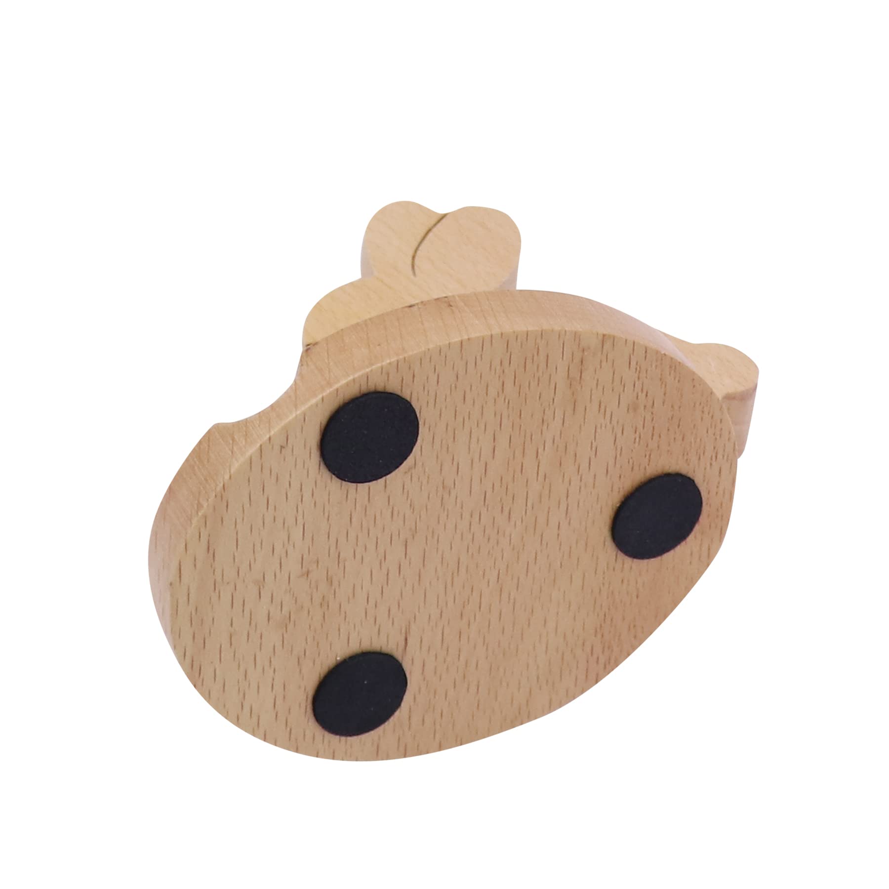 Amamcy Cute Bunny Cellphone Stand Holder Wooden Smartphone Desk Holder for All Mobile Phones Animal Phone Stand Desk Ornament - View 7 of 8