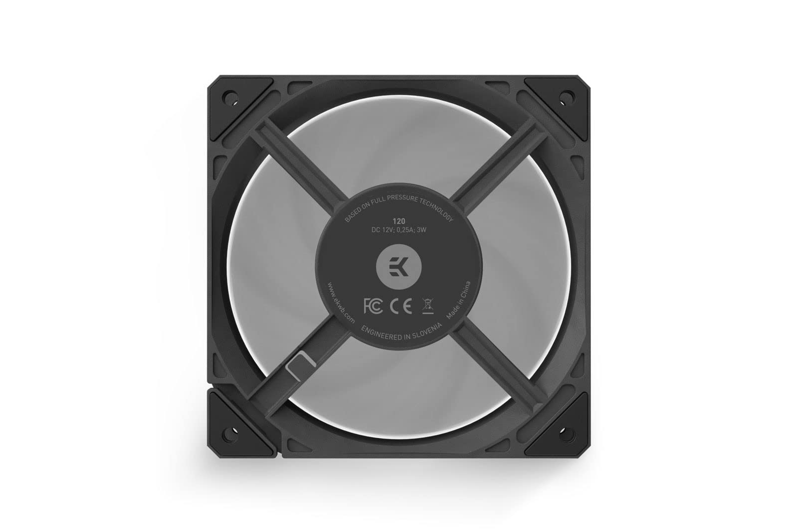 EKWB EK-Loop FPT 120mm Fan High Performance 550-2300 RPM Black Cooling Solution - View 4 of 9