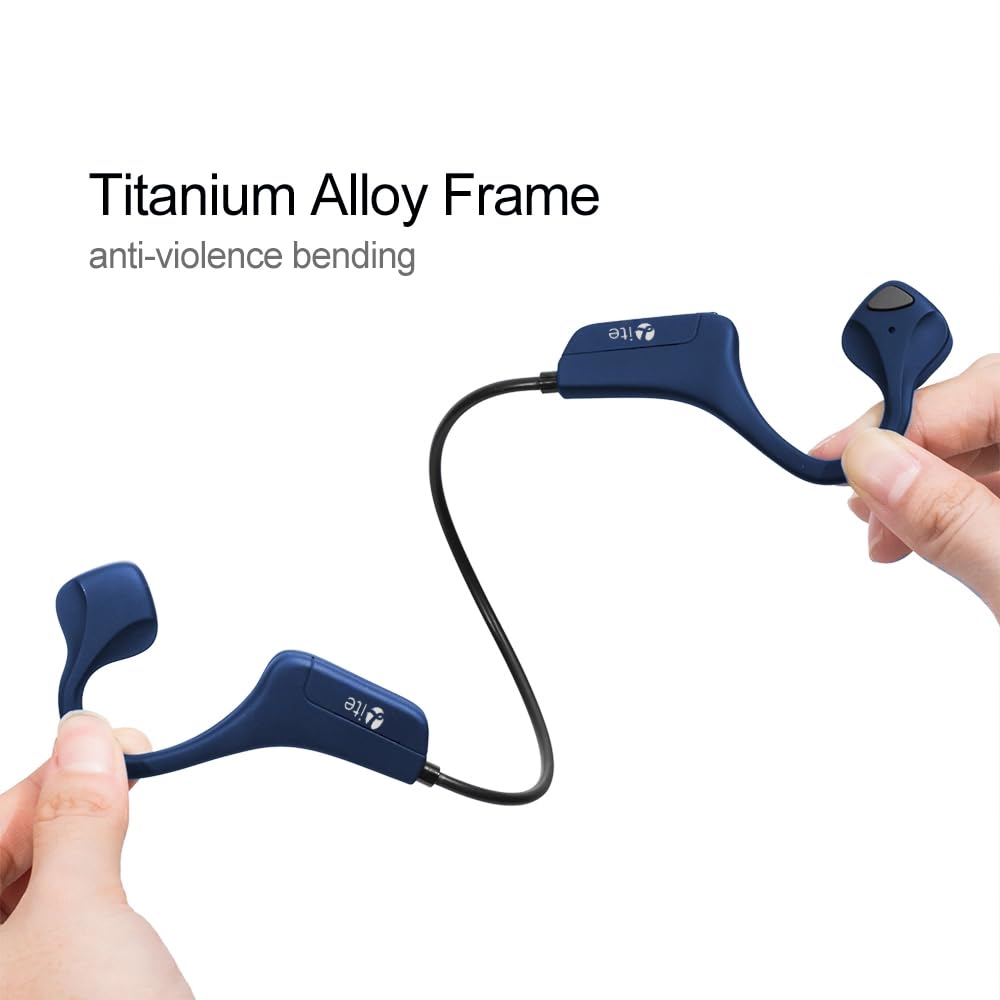 YouthWhisper YouthWhisper Bone Conduction Headphones Wireless Sport Earphones with Mic Sweatproof Open Ear Design for Running Cycling and Workouts - View 9 of 9