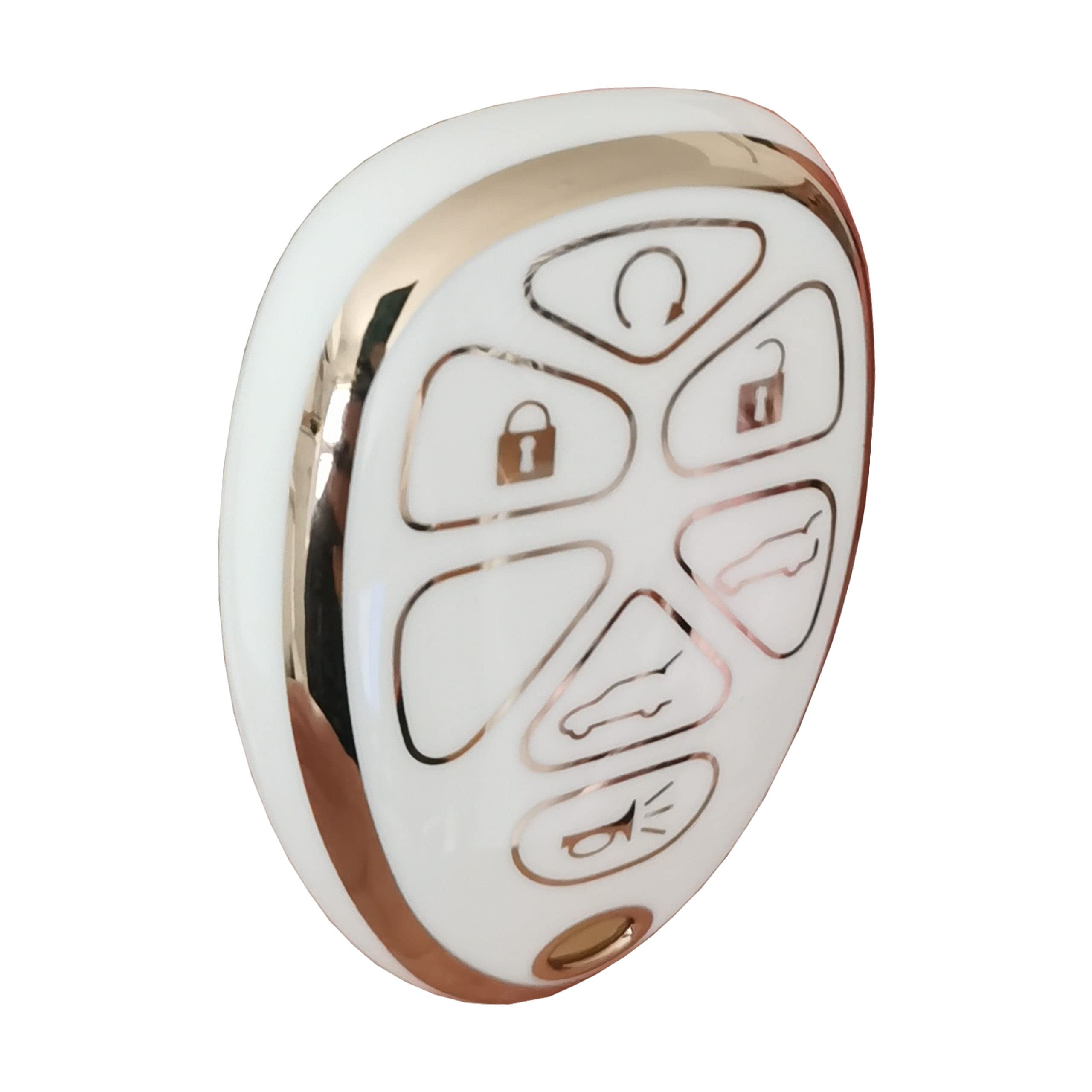 QIXIUBIA for Chevrolet Key Fob Cover Keyless Remote Smart Key Fob Shell with Keychain Fit for Chevy Suburban Tahoe Traverse Buick Enclave Cadillac - View 5 of 6