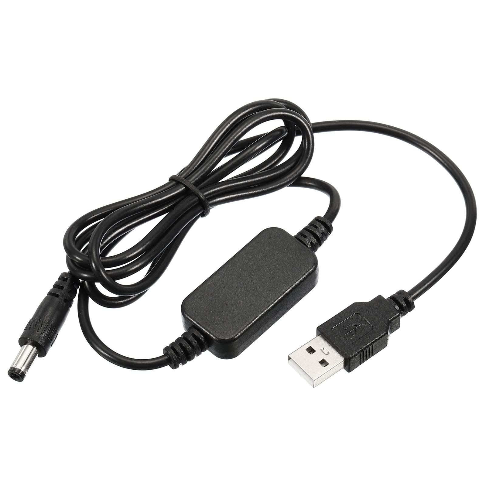 YOKIVE DC 5V to DC 9V USB Step Up Voltage Converter Power Cable for Routers Cameras and Car Driving Recorders Black 12W 2A