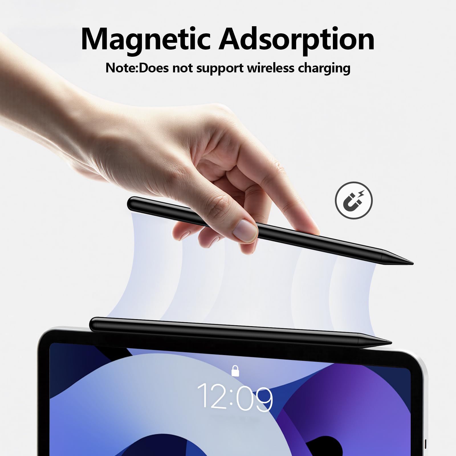 Stylus Pen for iPad with Palm Rejection Compatible with iPad Pro Air Mini for Precise Writing and Drawing 2018 to 2022 Models - View 4 of 7