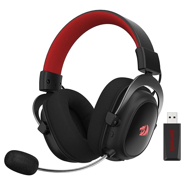 Redragon Redragon H510 PRO RGB Gaming Headset with 7.1 Surround Sound and 53MM Drivers for PC PS4 NS Comfortable Memory Foam Ear Pads