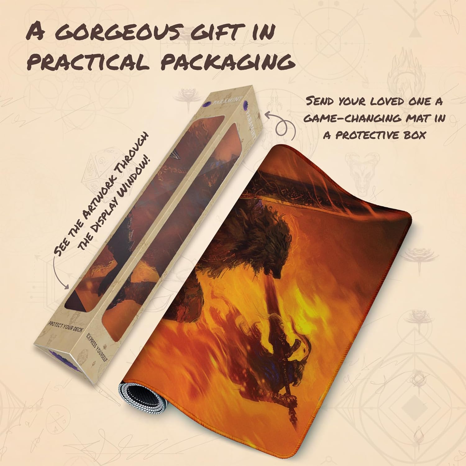 Paramint Paramint Brothers in Arms Stitched MTG Playmat by Anato Finnstark Compatible with Magic The Gathering YuGiOh TCG Original Designs - View 5 of 7