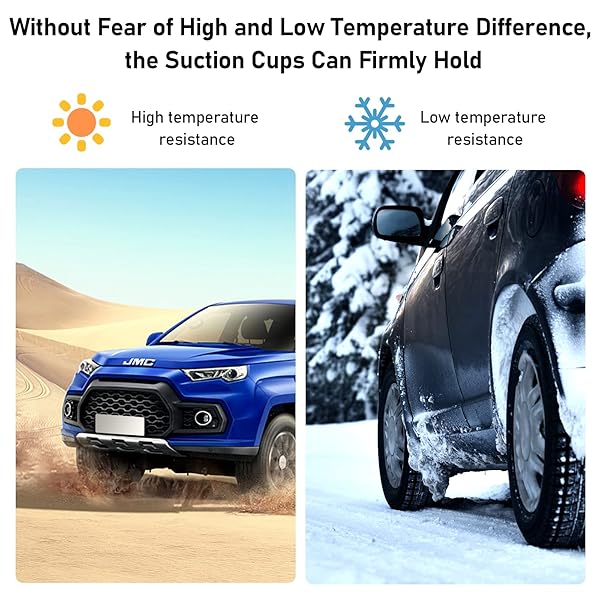 SDSACZMU Uniden Radar Detector Suction Cup Mount for Windshield & Dashboard - Easy Installation - View 7 of 9