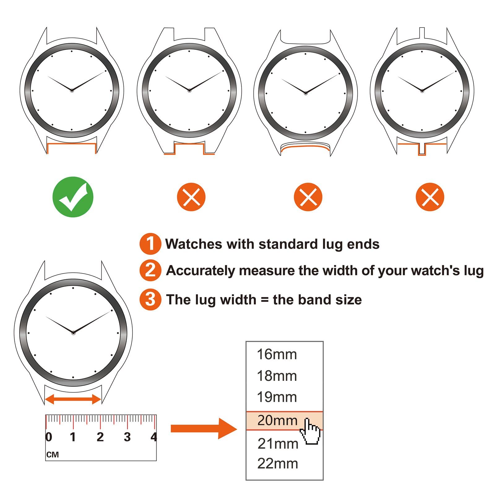 ANNEFIT Nylon Sport Loop Watch Bands 20mm Quick Release Adjustable Strap for Men Women Black Army Green 2 Packs - View 5 of 8