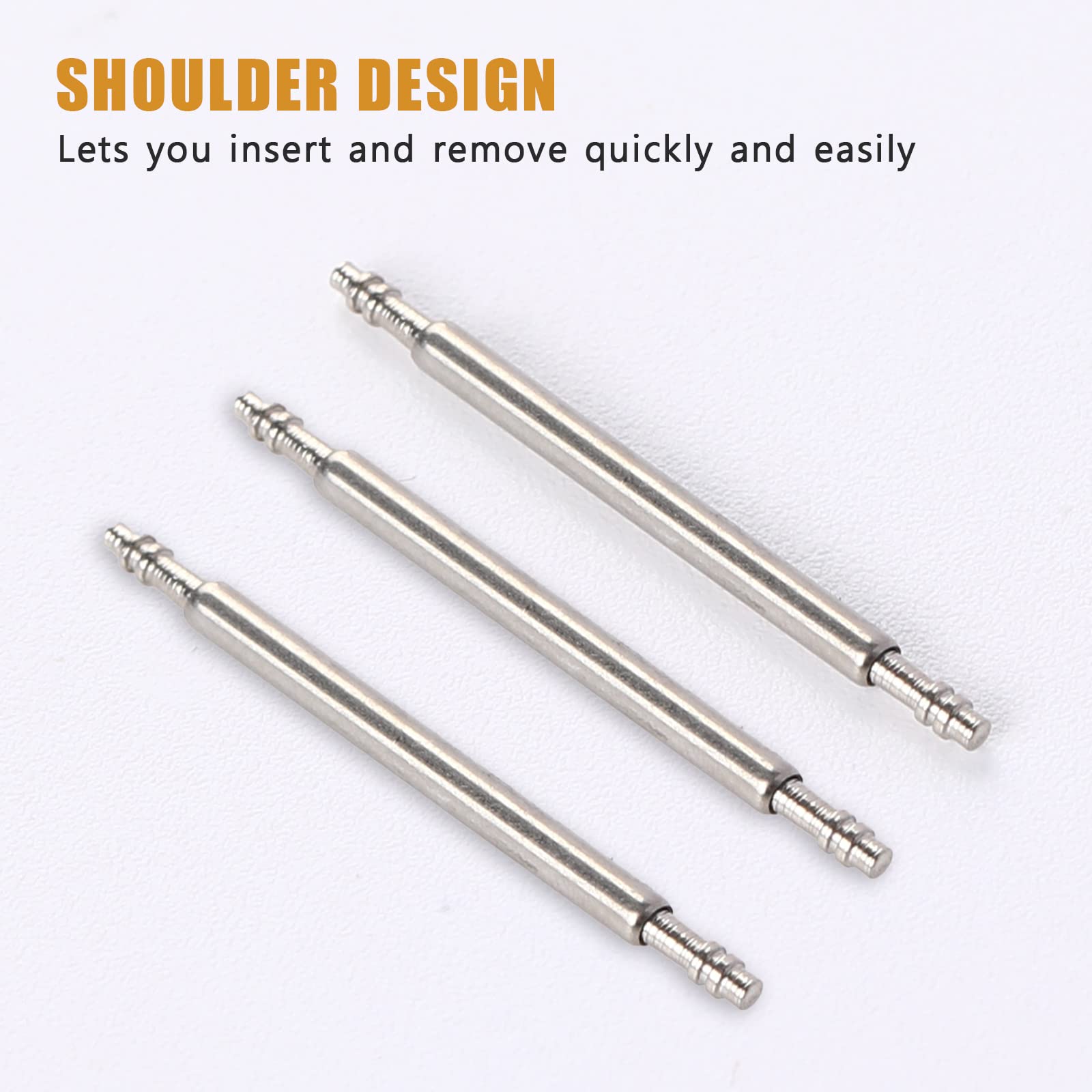 Sliverdew Sliverdew 76 Pcs Watch Band Pins Replacement Kit Heavy Duty Stainless Steel Watch Repair Tool for 8mm to 26mm Watch Straps - View 7 of 7