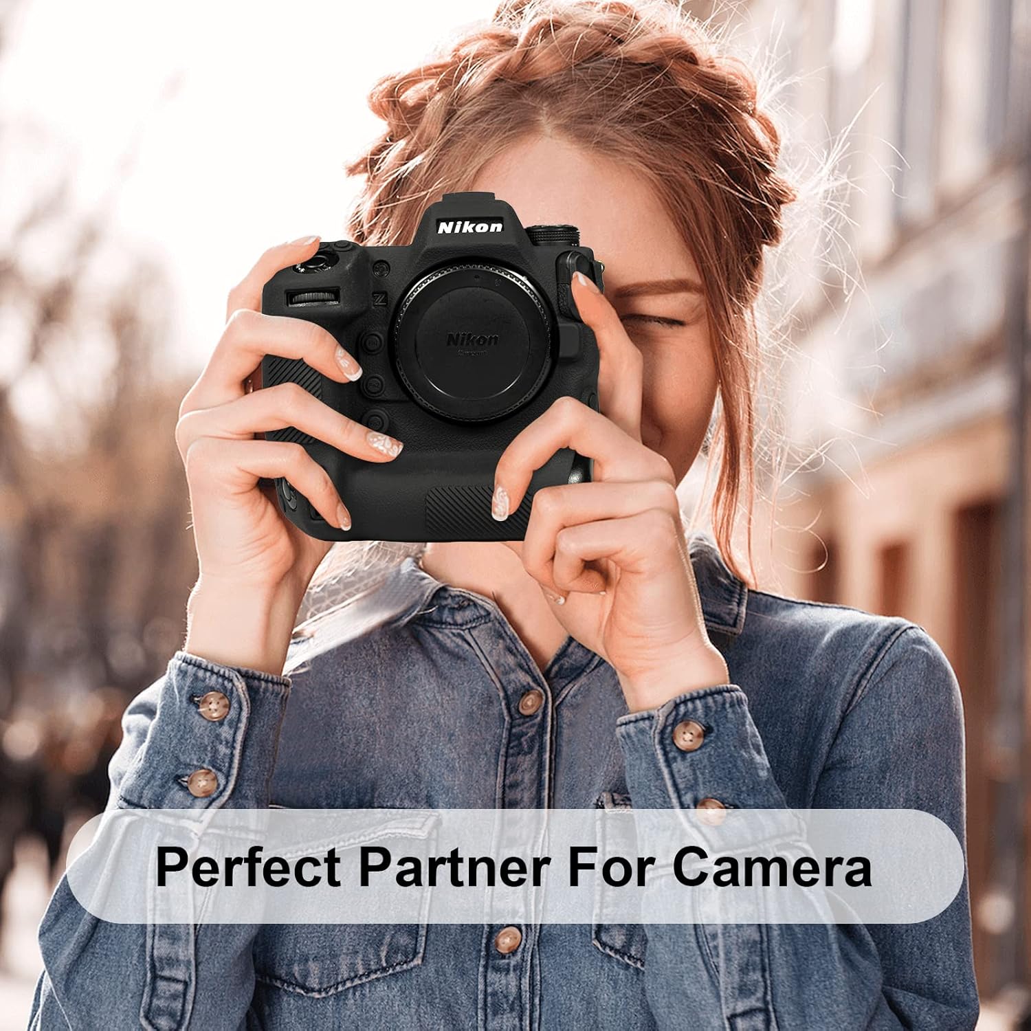 Easy Hood Easy Hood Camera Case for Nikon Z9 Anti Scratch Soft Silicone Rubber Protective Cover Black - View 8 of 8