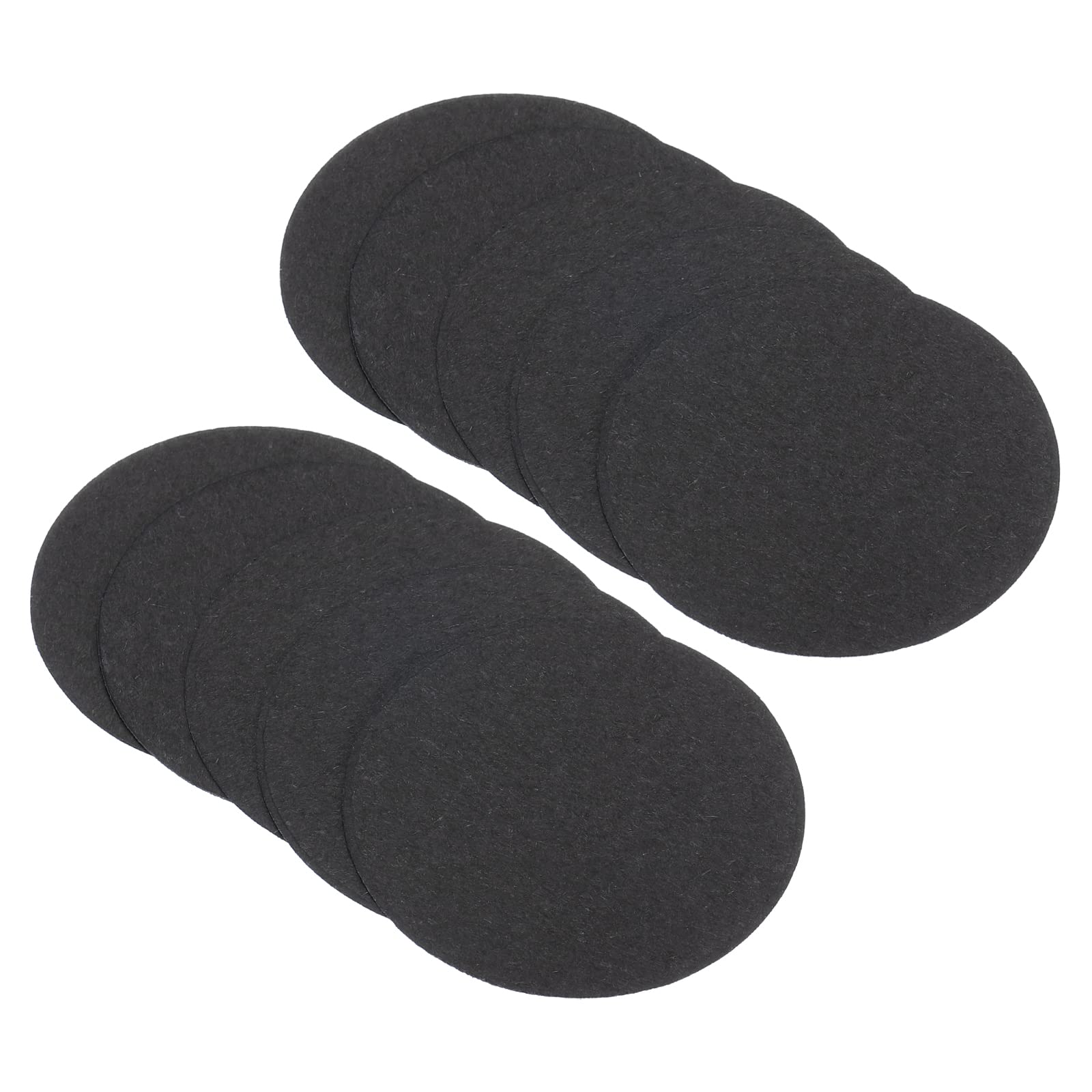 PATIKIL 2-inch Round Cardboard Paper, 50 Pcs Blank Disc Circles Slices for Party Decorations DIY Craft Arts Drawing Painting Writing, Black