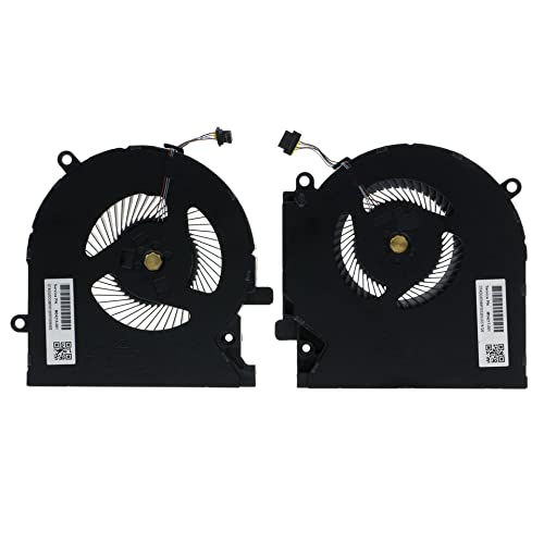 Wobeater Replacement CPU and GPU Cooling Fan for HP OMEN 15 EK Models M04215 001 M04216 001 ND8CC02 19J22 M04217 001 ND85C27 19J25 DC12V