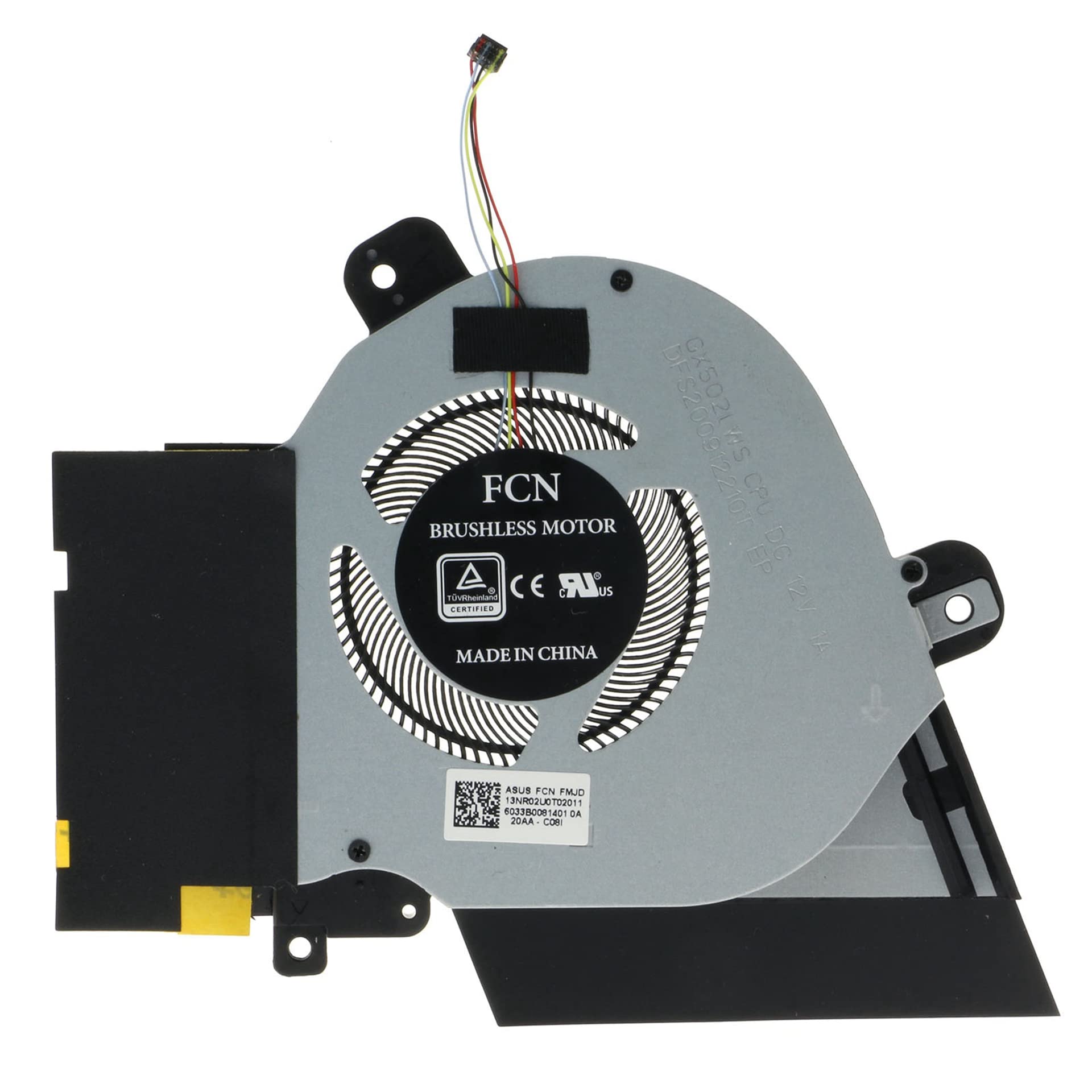 Replacement Cooling Fan for ASUS ROG Zephyrus GX502G GX502GW GU502LV 12V 1A High Performance CPU GPU Fan 13NR0240T02111 13NR0240T01211 - View 3 of 8