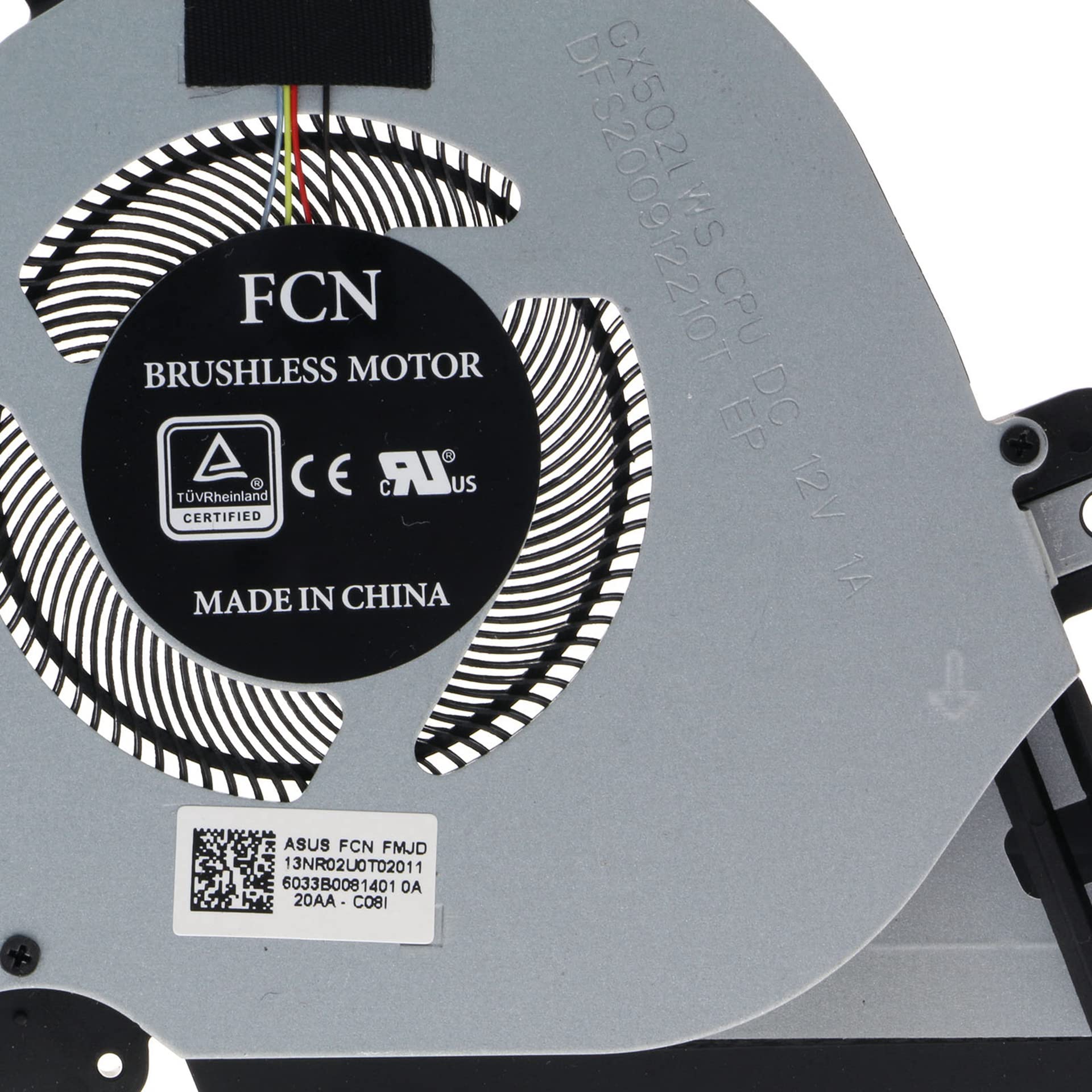 Replacement Cooling Fan for ASUS ROG Zephyrus GX502G GX502GW GU502LV 12V 1A High Performance CPU GPU Fan 13NR0240T02111 13NR0240T01211 - View 5 of 8