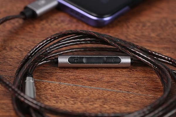 Linsoul Linsoul 7Hz Salnotes Zero HiFi 10mm Dynamic Driver in-Ear Earphone IEM with Metal Composite Diaphragm Stainless Steel Faceplate Detachable 2Pin OFC Cable (Black, with Mic, Type C) - View 9 of 9