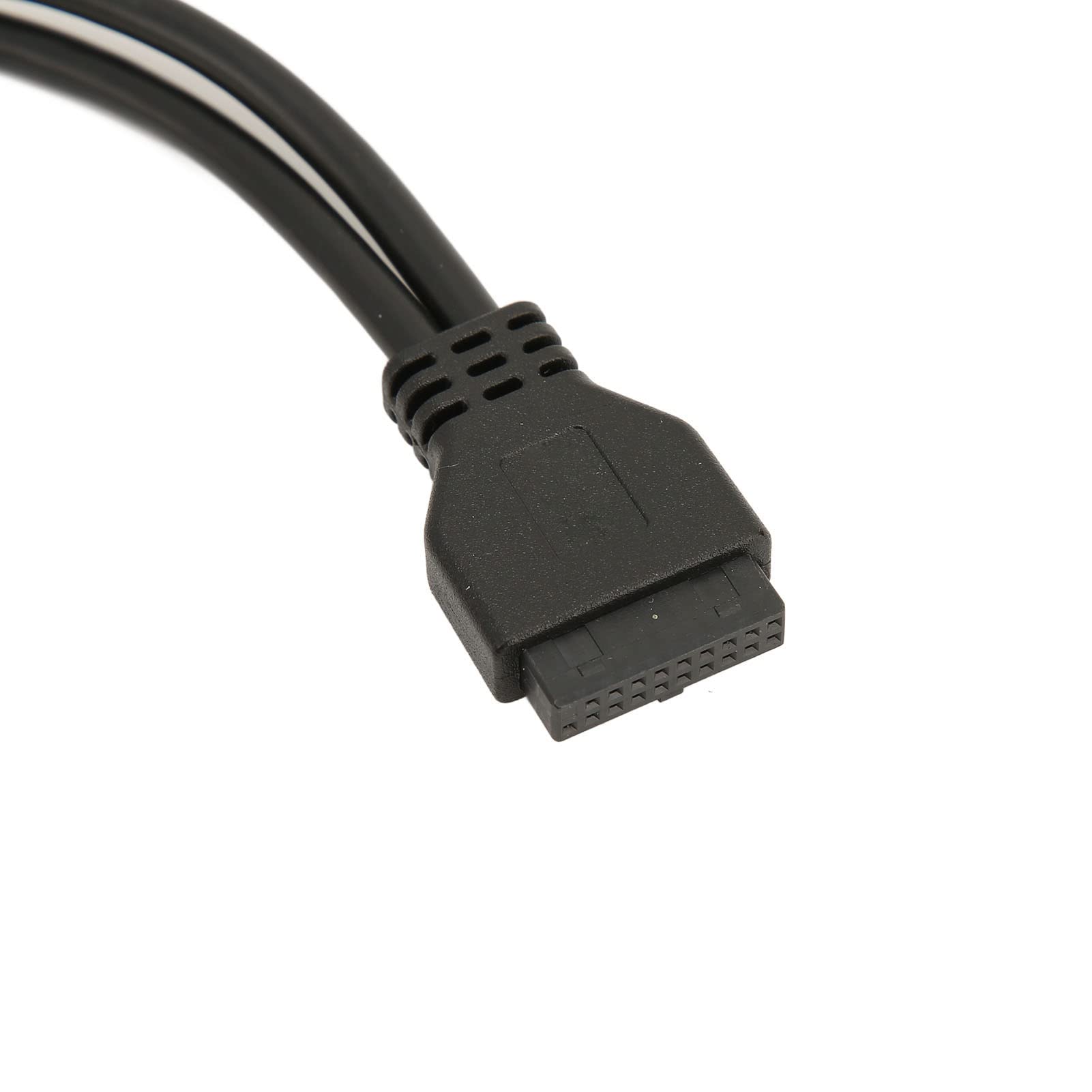 Dilwe USB 3.0 Hub 4 Ports Front Panel 3.5 Inch Floppy Bay High Speed 5Gbps PC Hub for Computer Case with 19Pin Cable - View 7 of 9