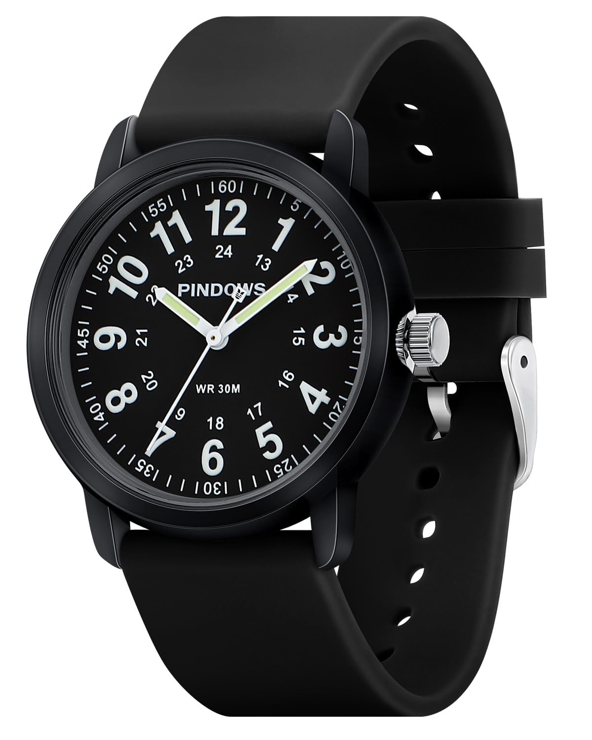 Women Nurse Watch Medical Professionals Unisex Silicone Band Luminous Dial Quartz Analog Watch Gift with Color Bands for Teens and Adults