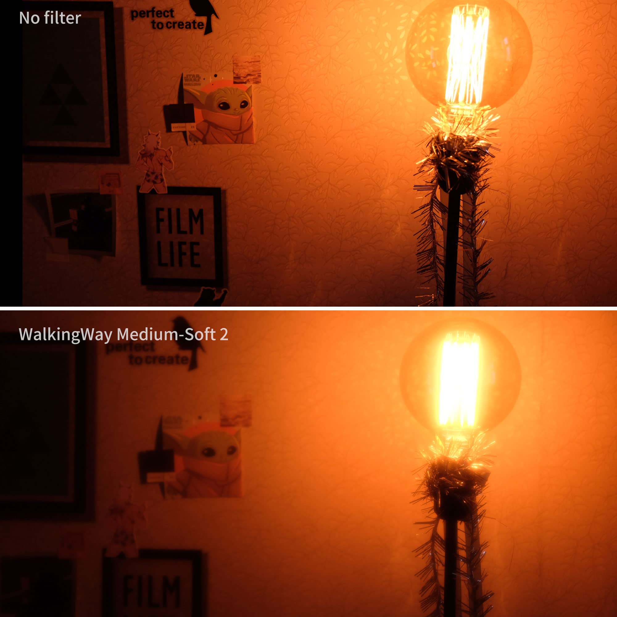 Walking Way Walking Way 77MM White Mist Diffusion Filter Set for DSLR Camera Soft Focus Dreamy Fog Effect 2pcs - View 4 of 7