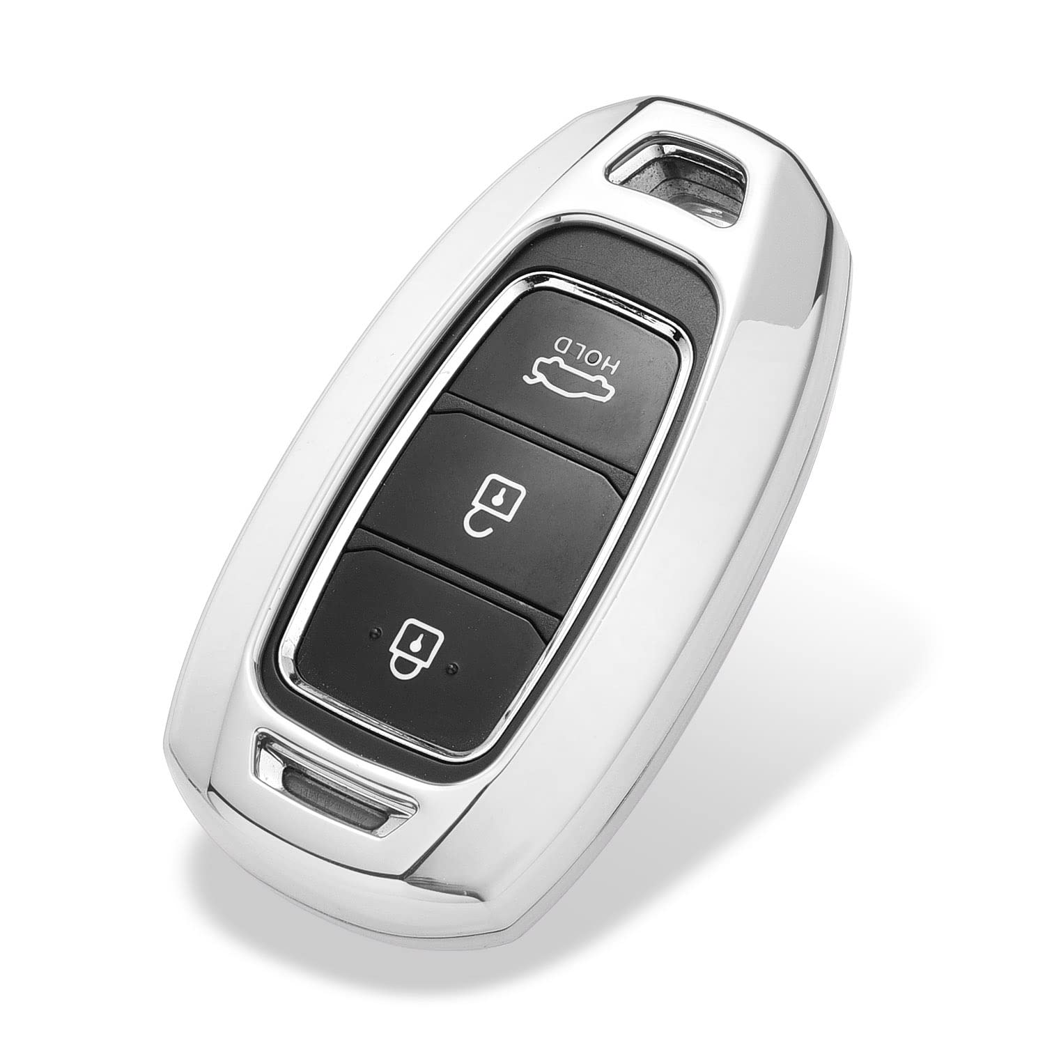 Royalfox(TM) 3 4 5 Buttons 3D Bling Diamond Crystals Smart Remote Key Fob case Cover for Hyundai i30 Azera ix35 Elantra Accent Santa Fe IG - View 4 of 5